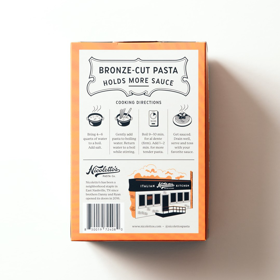 Bronze Cut Radiatori | Nicoletto’s Pasta Co.