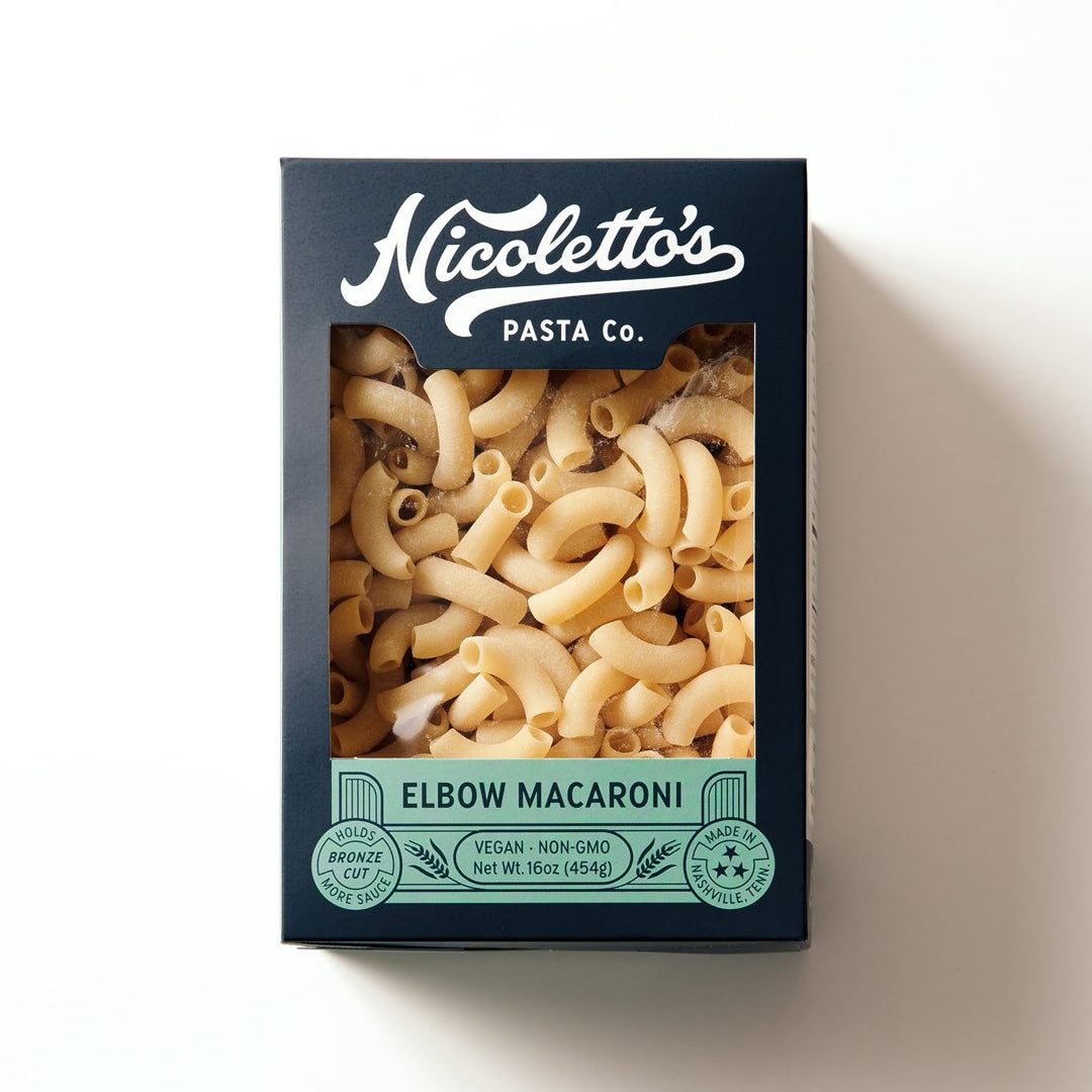 Bronze Cut Elbow Macaroni | Nicoletto's Pasta Co.